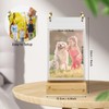 ZEEYUAN 4X6 Flip Photo Album Stand on Desktop 60 Pockets,