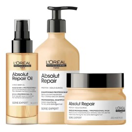 Kit Shampoo Máscara e Óleo L´Oréal Professionnel Repair