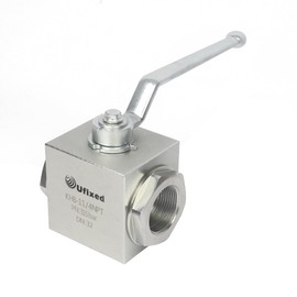 Ufixed 1-1/4" High Pressure Hydraulic Ball Valve Pressure Washer Ball Valve 4500 Psi 1-1/4 Inch Npt Dn10 Ball Valve With Handle Replacement