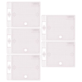 5Pcs Reusable Queen Bee Isolator Portable Queen Introducing Cage Beekeeping ToolsWhite