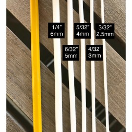 Great Lakes Cordage Upholstery Foam Welt Cord (Firm) 3/32" 4/32" 5/32" 6/32" 8/32" MADE IN USA - 6/32" (40 yards)