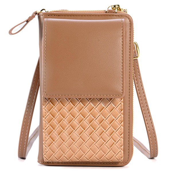 ZEWZI Women's Small PU Leather Crossbody Bag with Shoulder Strap,