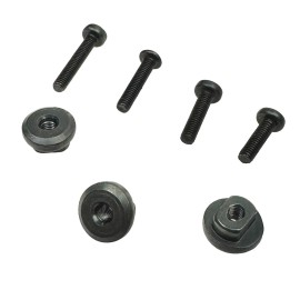 Unbranded Replacement Nuts Wilcox NVG Shroud Mount Hardware 3-Hole Helmet MICH ACH ECH New - 8mm (Fits FAST Carbon & LTP)