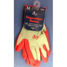Digz 7696-26 Women's Indoor/Outdoor Polyurethane Coated Gardening Gloves Medium