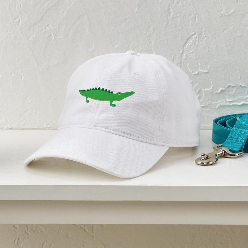 CafePress Green Gator Unique Adjustable Baseball Hat