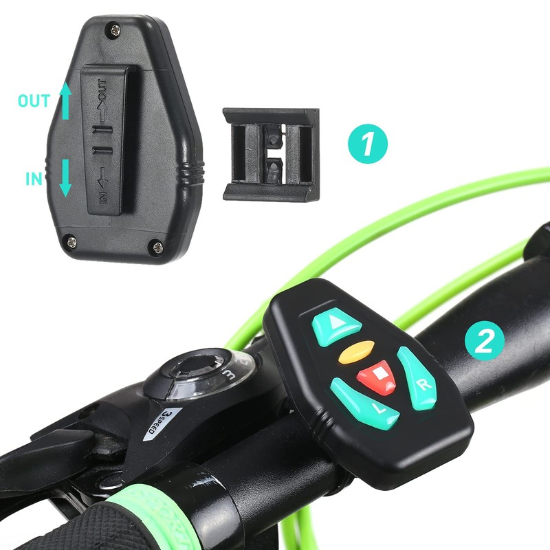Lixada USB Reflective Vest with LED Indicator Light, Remote Control
