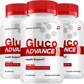 Gluco Advance (3 Pack) Gluco Advance Capsules – GlucoAdvance All Natural Glycogen Support