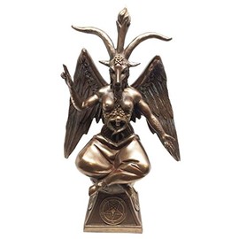 Ebros Gift Baphomet Figurine The Sabbatic Goat Satanic Church Decorative 9.5" H Statue