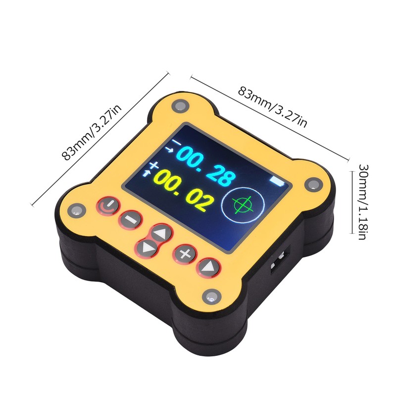 Dual Axis Digital Protractor Inclinometer Magnetic 0.02° Accuracy Angle Finder