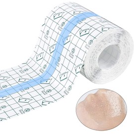 Waterproof Transparent Bandage, Medical Plaster Stretch, Waterproof Bandage, Fixer Plaster, Stretch, Waterproof Plaster, Waterproof for Wound Care, Sports, Shower (10 cm x 10 m)