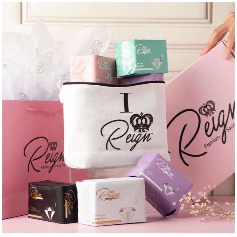 Reign Sanitary Napkins & Panty Liners Super Absorbent Fragrance Free