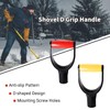 MroMax Shovel D Grip Handle, 1-1/4" Inner Diameter 32mm PVC
