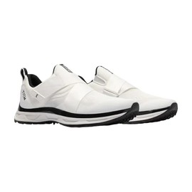 TIEM Men's Slipstream Cycling Shoe Hiking, White/Black, 10