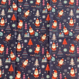 Unbranded Christmas Santas Cotton Fat Quarter 18”x22” New
