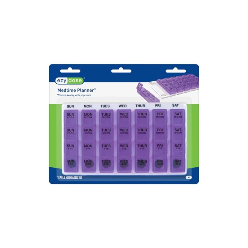 APY67124 - Apothecary Products One-Day-At-A-Time Pill Organizers