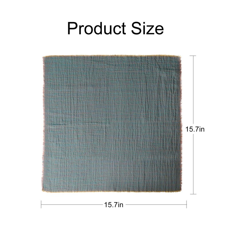10 Pack Cloth Napkin Double-Layer 100% Cotton Table Dinner Napkins