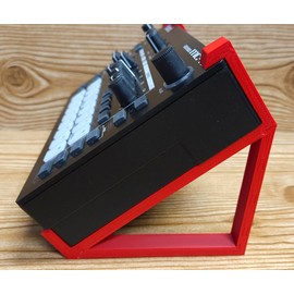 The Analog Source Made in USA 35 Degree Angled Red Desktop Stands For Roland TR-6S Rhythm Performer Synthesizer Sound Module Drum Machine