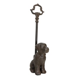 Ebros Gift Rustic Cast Iron Scottish Terrier Puppy Dog Door Stop Or Porter With Long Handle