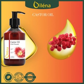 Rizinusöl - 100% reines Öl kaltgepresstes Hautpflege Haare Bart Nägel Körper Öl 250ml