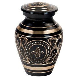 Silverlight Urns Black Elegance Keepsake Urn