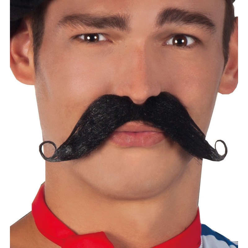 Boland 01810 Moustache French Black One Size