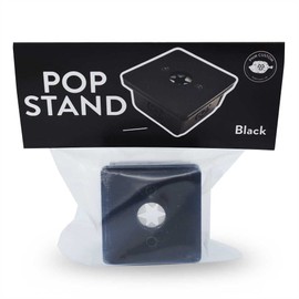 PNW Custom Single Black Frag Pop Stand w/Frag Lock | Acrylic 1 Hole Coral Frag Rack Plugs Reef Fragging Holder for Saltwater, Marine Reef Aquarium