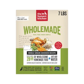 The Honest Kitchen Human Grade Wholemade™ Dehydrated Whole Grain Dog Food - Complete & Balanced Meal or Topper - Chicken 7 lb Box
