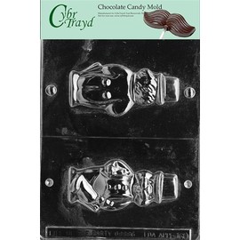 3D BUCK TOOTH BUNNY WITH HAT chocolate candy mold