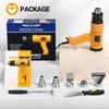 SEEKONE SEEKONE 2000W Professional Hot Air Gun 50- 600 Variable