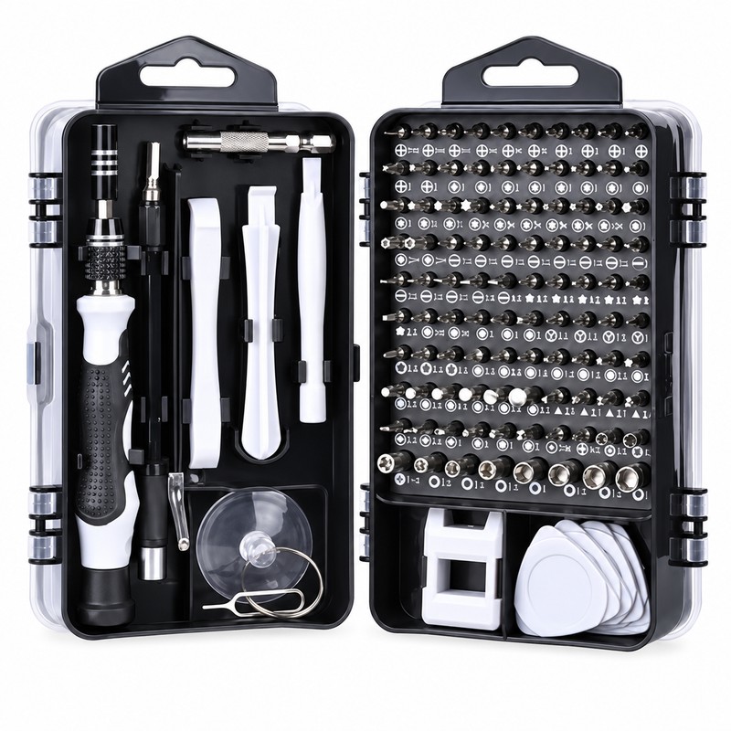 Precision Screwdriver Set for Home Electronics Repairs - Interchangeable Bits