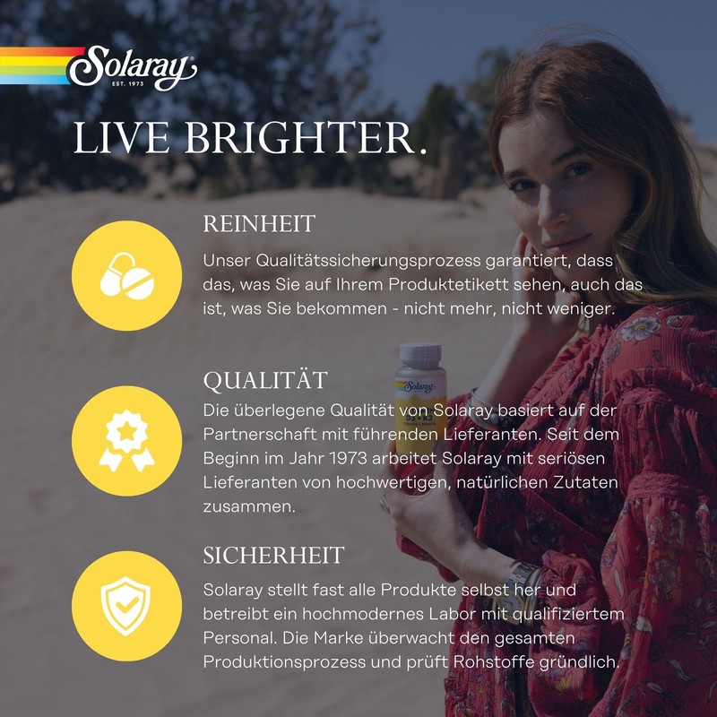 SOLARAY Solaray Two Stage, Timed Release Biotin 5000mcg 60 VegCap