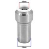 SPARES2GO Radiator Valve 15mm x 10mm Pushfit Chrome Speed Fit