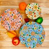 3 Pieces Beeswax Bowl Covers Reusable Beeswax Food Wrap Stretch