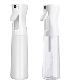 Misto Continuous Spray Bottle with Ultra Fine Mist - 6.8oz/200ml for Hair, Home Cleaning, Salons, Plants, Aromatherapy, and More - Hair Spray Bottle, Barber Accessories (2 Pack)