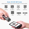 2-Pack Eyoyo Mini QR 2D&1D Bluetooth Barcode Scanner Portable Wireless
