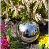 garten-wohnambiente Set of 3 Decorative Polished Stainless Steel Spheres, 15/10/5
