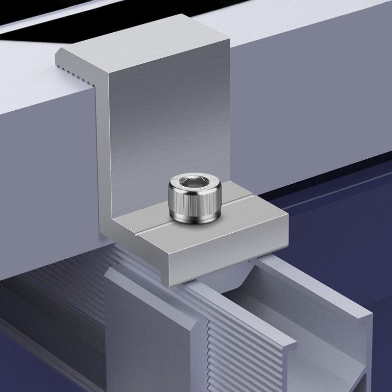Solar Panel Bracket End Clamp Solar Panel Edge Clamp Brackets