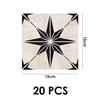 20 Pieces Tile Stickers, Apply to Tile Around Fireplace, Stick