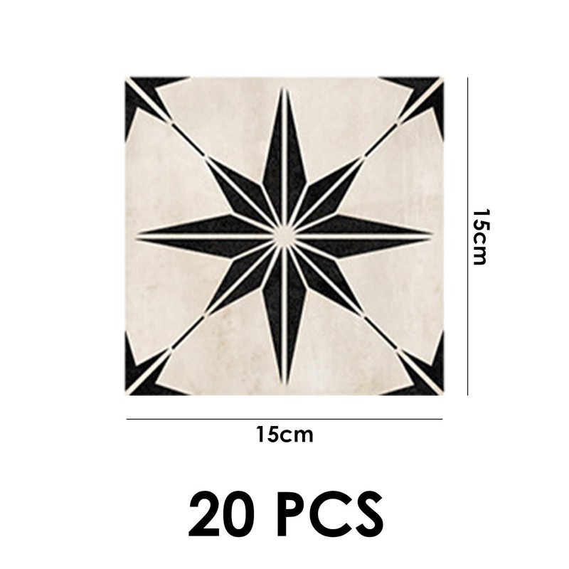 20 Pieces Tile Stickers, Apply to Tile Around Fireplace, Stick