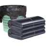 100 Count Garbage Bags,4 Gallon Small Trash Bags,15.75x23.62 Inch Portable