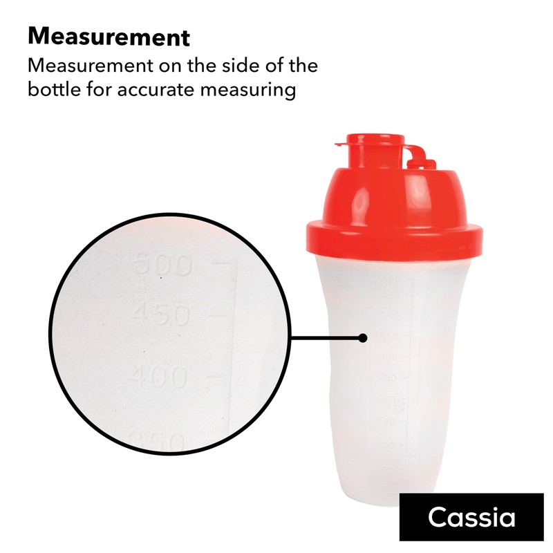 Cassia Drink Shaker with Sifter, 500 ml Capacity