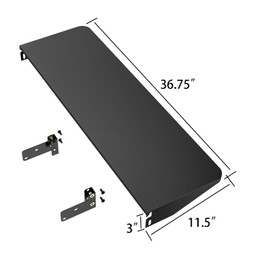 Stanbroil Folding Front Shelf for Traeger Pro Series 34 Pellet Grill, Replacement for BAC363 Folding Shelf, Grill Accessories for Traeger Texas Elite 34, Century 885 - Black