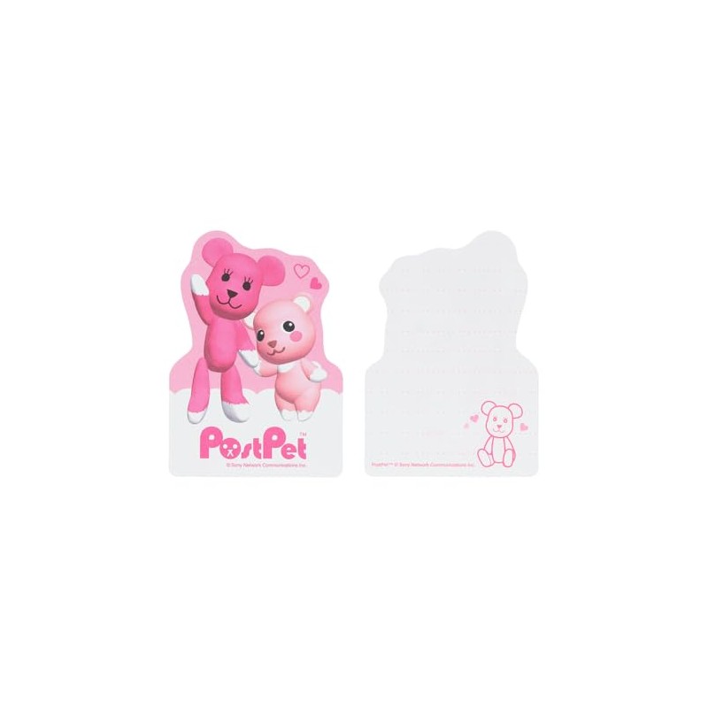 Sun-Star Stationery S8908494 PostPet Goods, Letter Set, Mini Size, Momo