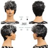 Pixie Short Wigs for Black Women Natural Layered black wigs