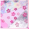 40Pcs Pink Star Hair Clips, Y2k Star Barrettes for Teens