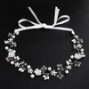 Uongeod Bridal Crystal Beads Bohemian Headpiece Leaves Vine Flower Wedding