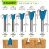 K Kwokker Dovetail Router Bit 1/4 Shank, Dovetail Jig for