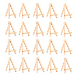 20 Pcs Tripod Stand Easel Wooden Easel Tabletop Mini Display Stand Painting Stand Oil Painting Supplies Watercolor Sign Holder Photo Sketch Easel Beginner Home Art Party School (S)