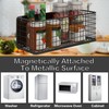 LIFEFAN Magnetic Basket Fridge Large Magnetic Pen Holder Whiteboard Metal