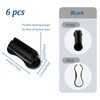 Ceemiaa 6-Pack Adhesive Silicone Pen Holders – Dual-Hole Sticky Pencil